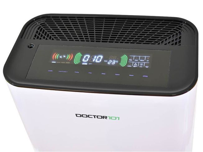 Потужний очищувач-зволожувач повітря з УФ лампою та іонізатором Doctor-101 Winddy